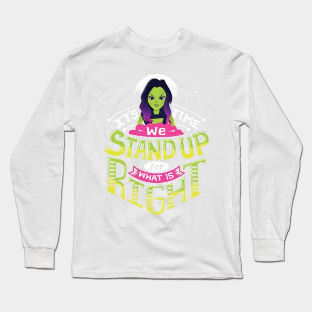 Stand up Long Sleeve T-Shirt by risarodil